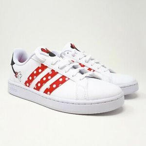 Adidas X Disney Minnie Mouse Grand Court Tennis Sneakers